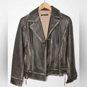 RUDSAK womens leather jacket ! Motorcycle style